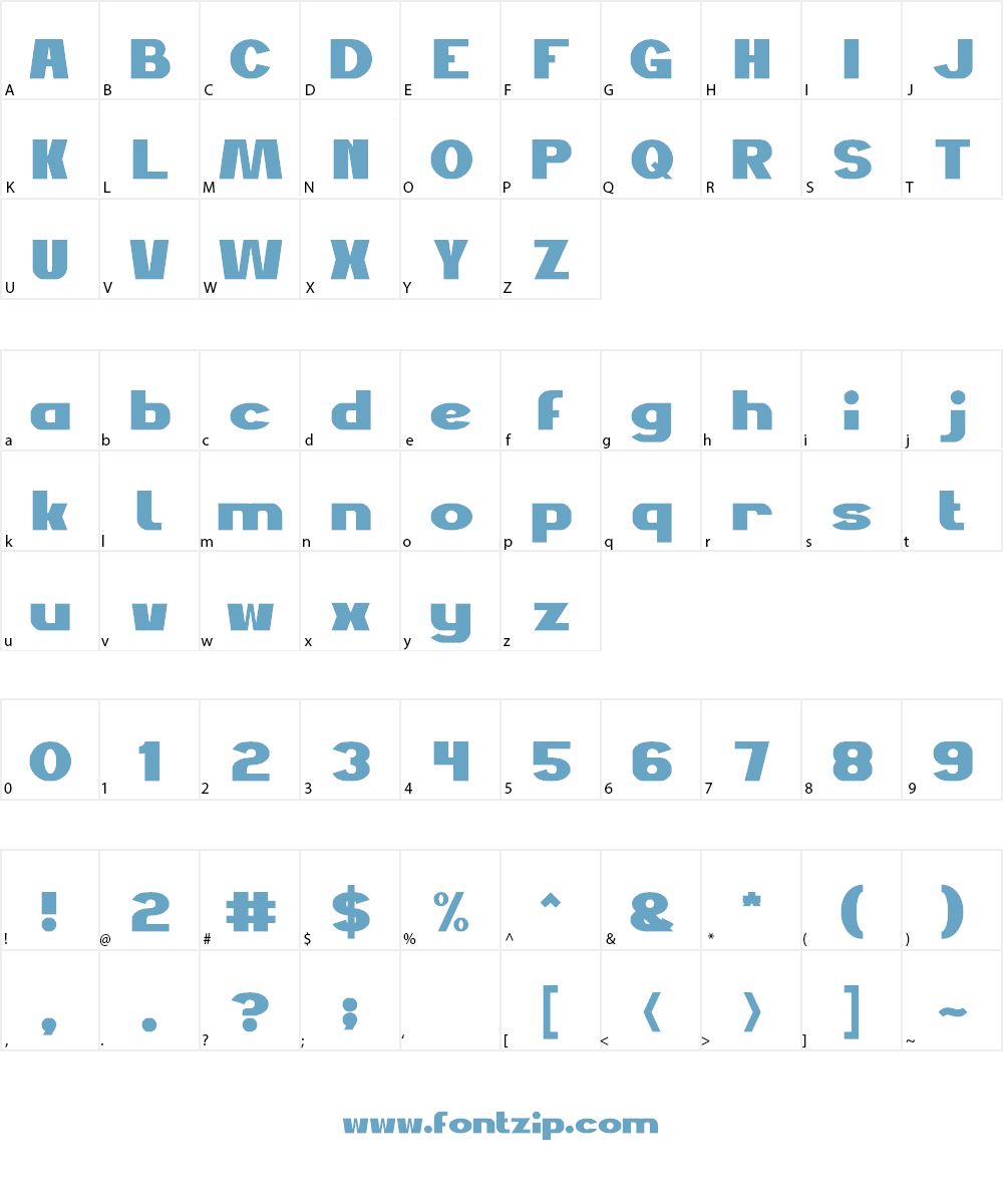 JUST DO GOOD Font Character